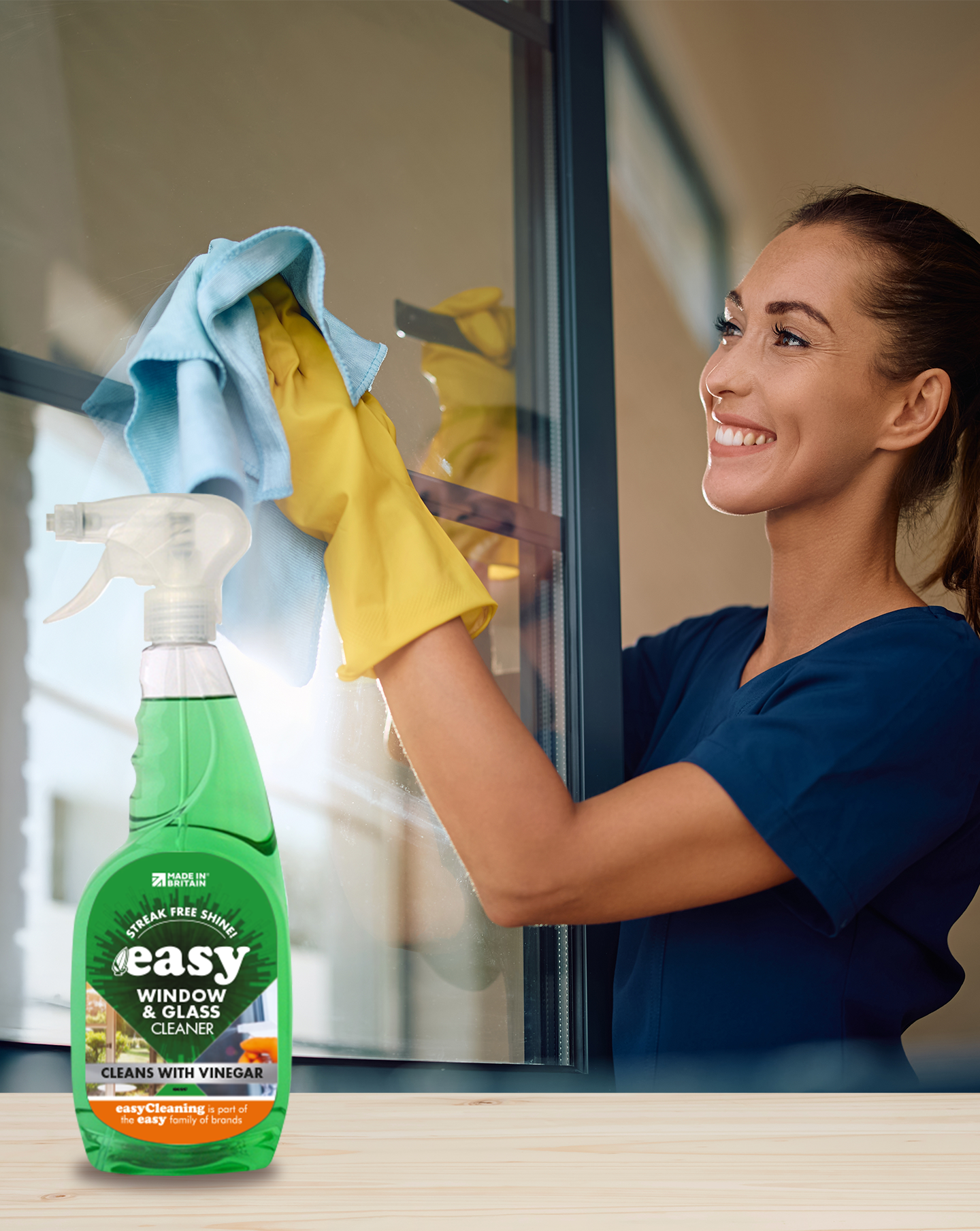 easy Window & Glass Cleaner (750ml)