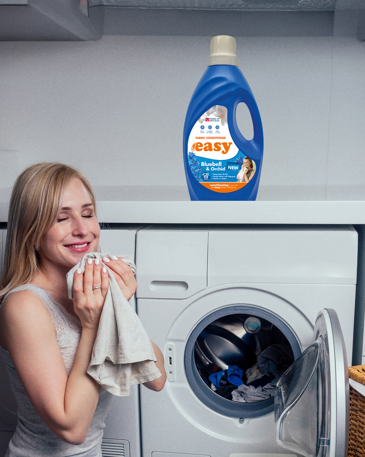 easy Fabric Conditioner Bluebell & Orchid 2L